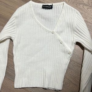Long sleeve ribbed pretty little thing top